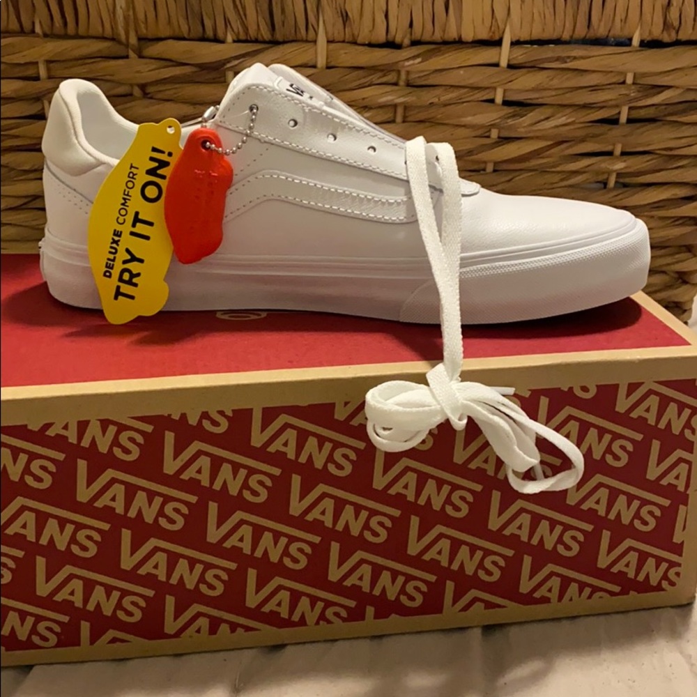 White vans, never worn!